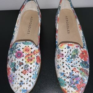 Aerosoles flats Floral Size 8